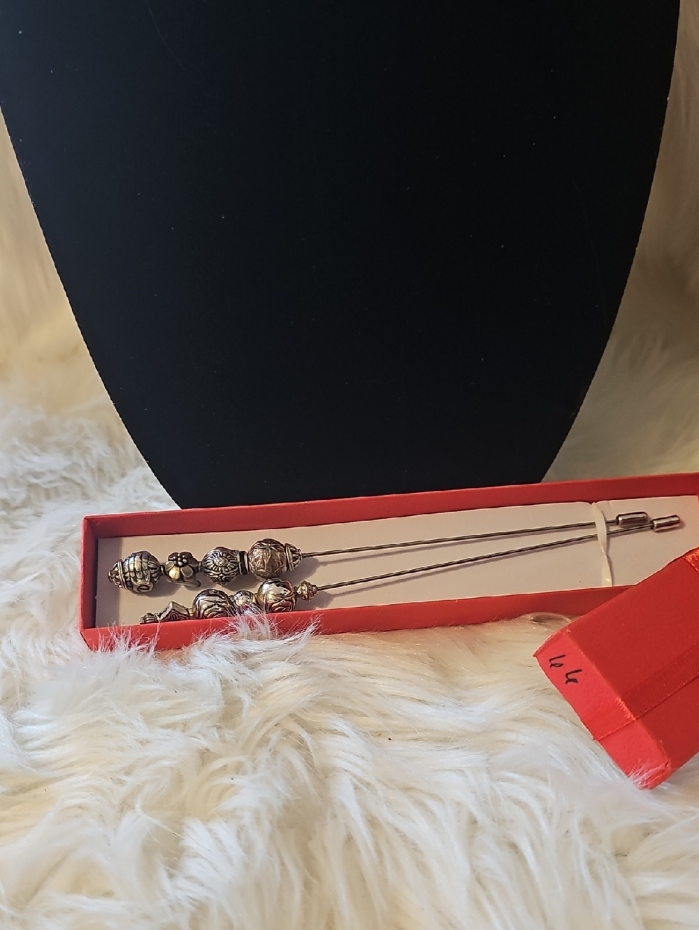 Homemade One Of A Kind Set Of Two Hat Pins #66